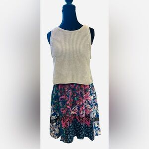 Entro One-Piece Sweater Top/Skirt Dress